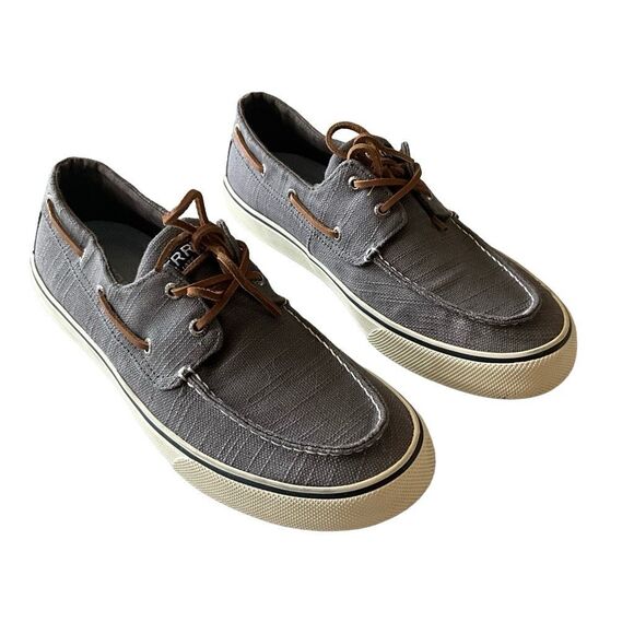 Sperry Gray and Brown Men's Sneakers - Picture 3 of 13